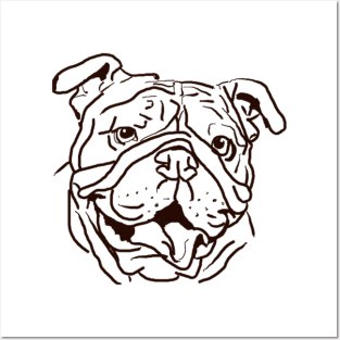 The Bulldog Love of My Life Posters and Art